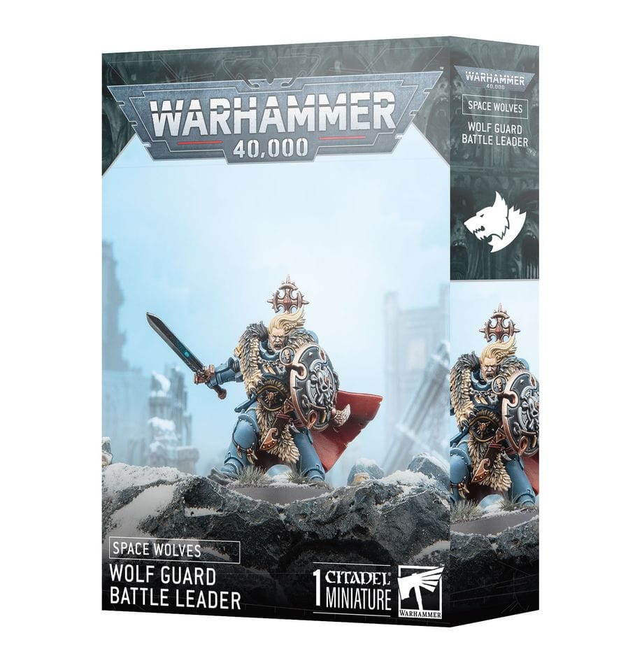 Warhammer 40000: Space Wolves, Wolf Guard Battle Leader [53-31]