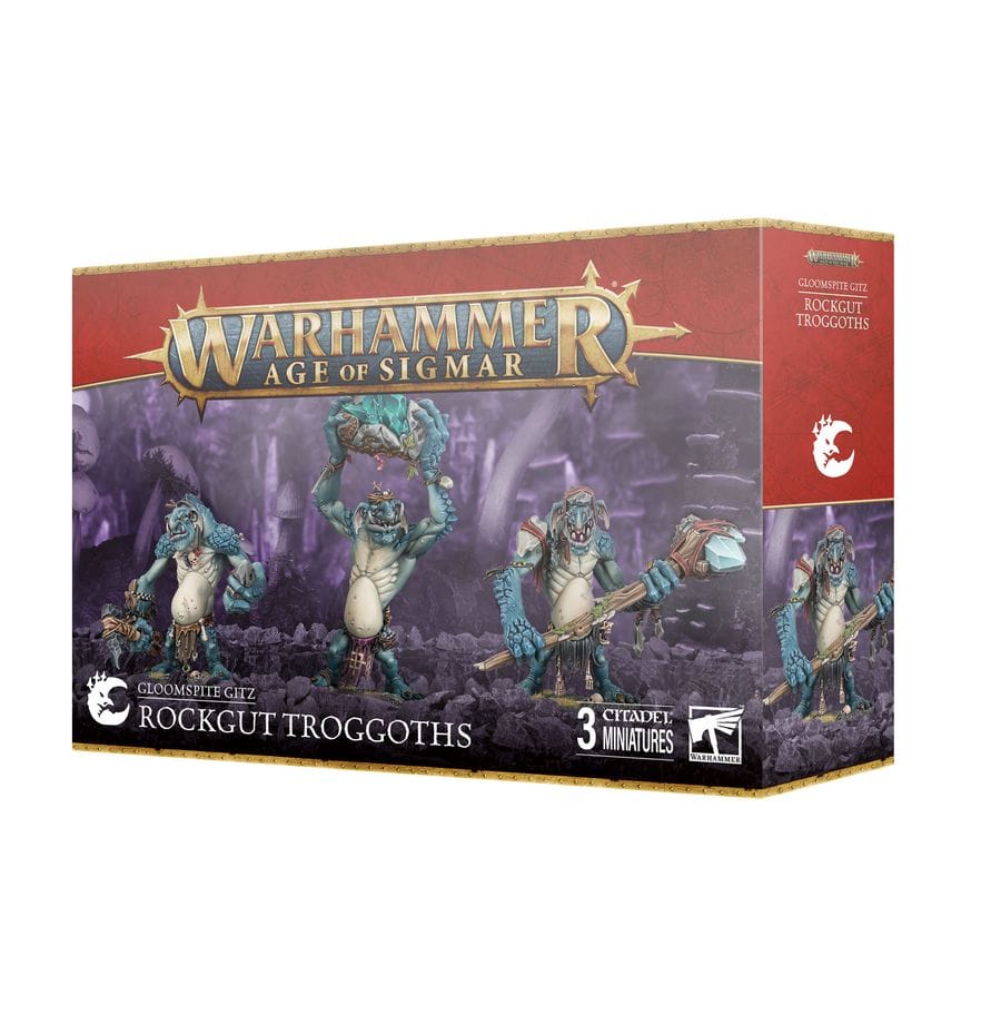 Warhammer Age Of Sigmar: Gloomspite Gitz Rockgut Troggoths [89-33]