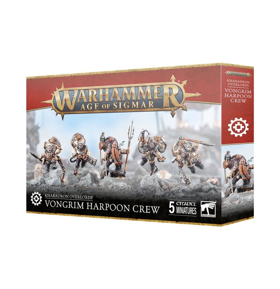 Warhammer Age of Sigmar: Kharadron Overlords, Vongrim Harpoon Crew [84-52]