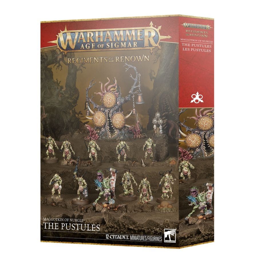 Warhammer Age of Sigmar: Maggotkin Of Nurgle: The Pustules [83-106]