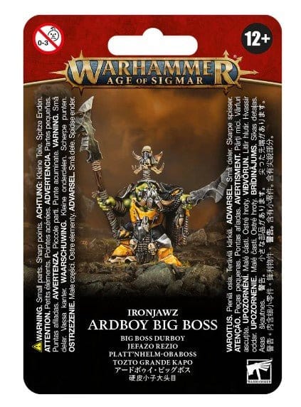 Warhammer Age of Sigmar: Orruk Warclns, Ardboy Big Boss