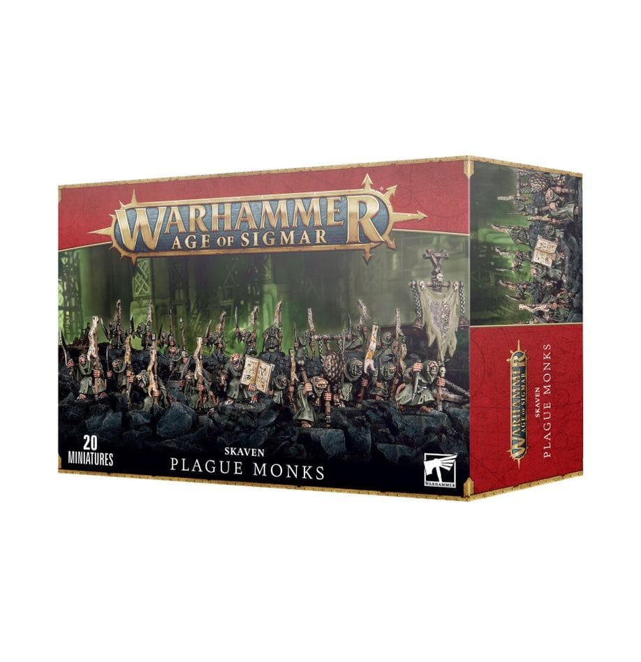 Warhammer Age Of Sigmar Skaven: Plague Monks [90-12]