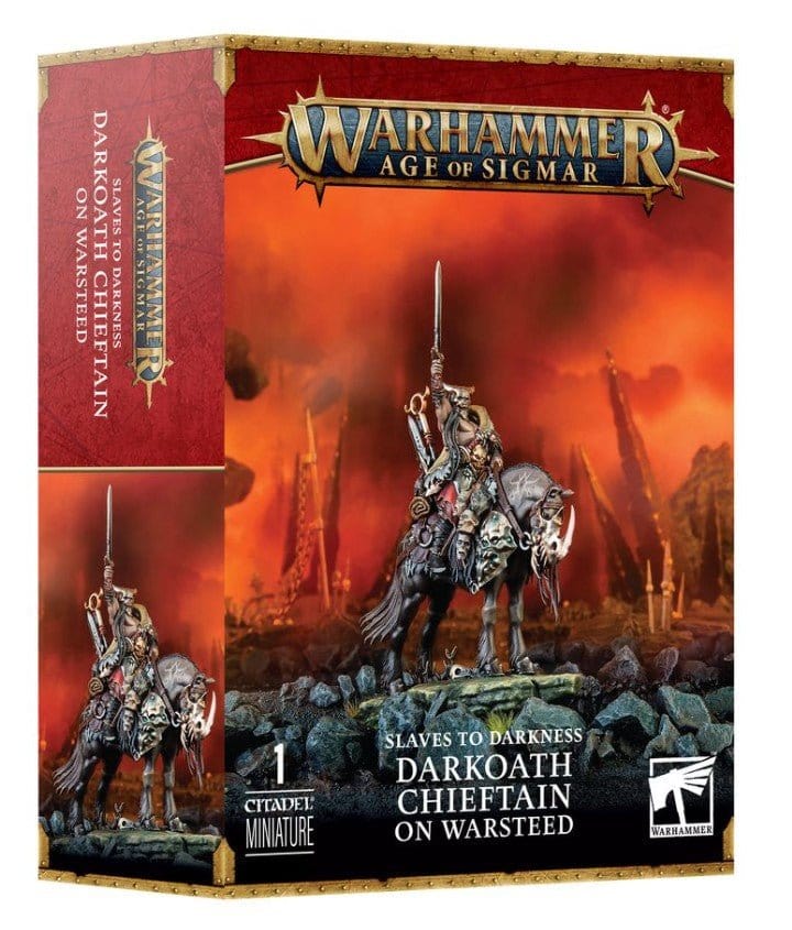 Warhammer Age of Sigmar: Slaves to Darkness Darkoath Chieftan on Warsteed [83-53]**