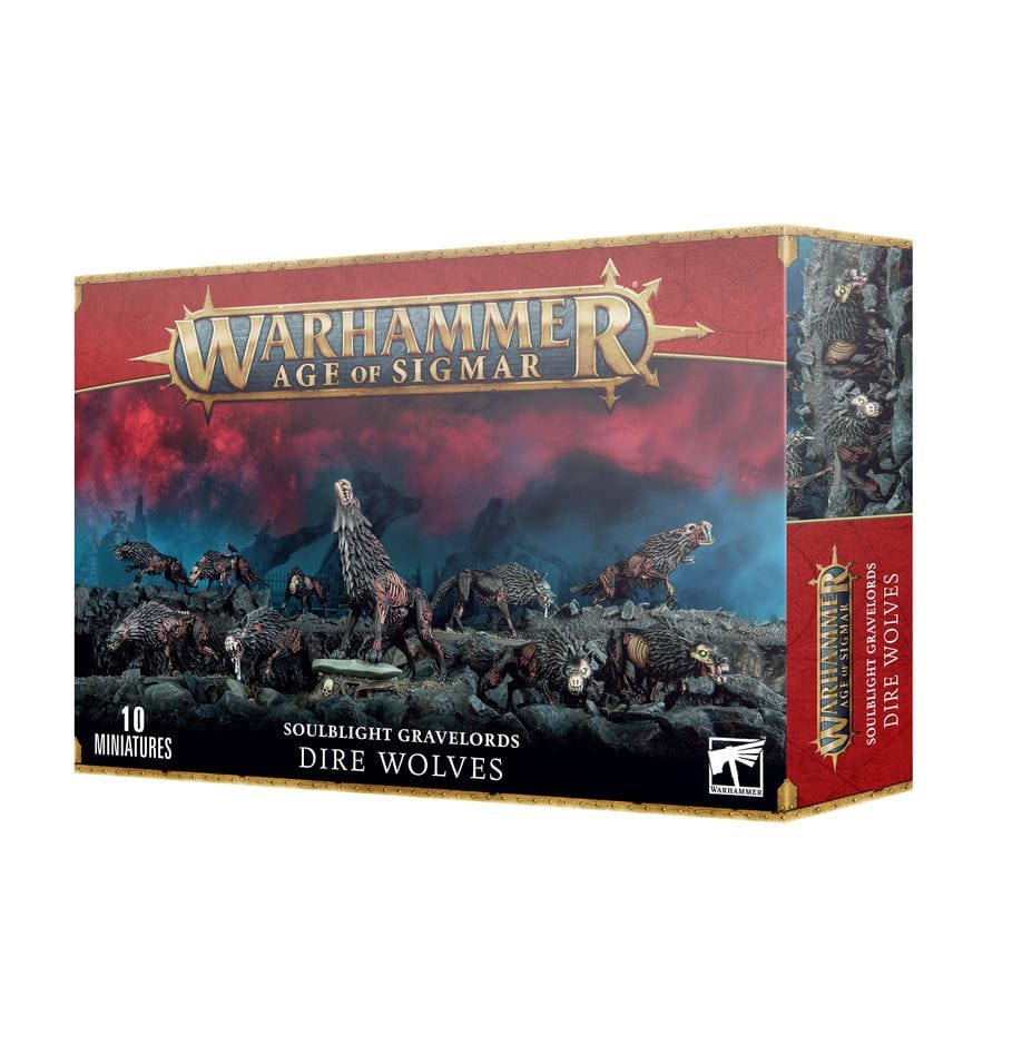 Warhammer Age Of Sigmar Soulblight Gravelords: Dire Wolves [91-45]