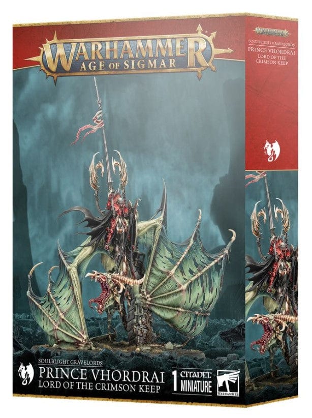 Warhammer Age of Sigmar: Soulblight Gravelords, Prince Vhordrai Crimson Keep [91-80]