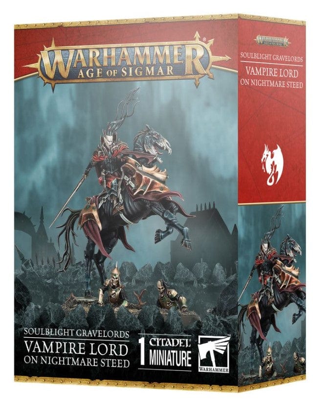Warhammer Age of Sigmar: Soulblight Gravelords, Vamp Lord on Nightmare Steed [91-82]