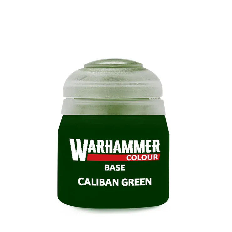 Warhammer Base Colour:  Caliban Green Paint 12ml [21-12]