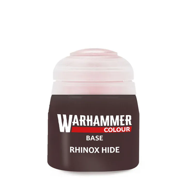 Warhammer Base Colour: Rhinox Hide Paint 12ml [21-22]