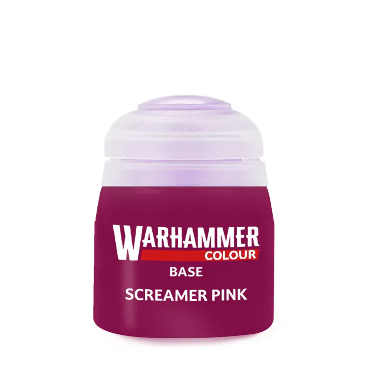Warhammer Base Colour:  Screamer Pink 12ml [21-33]