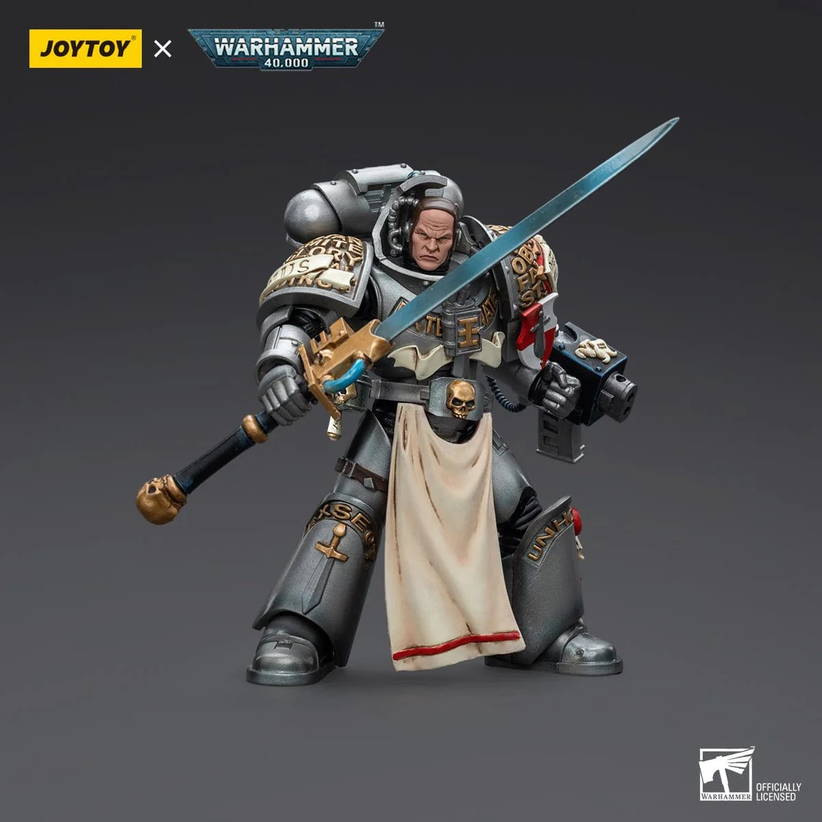 Warhammer Collectibles: 1/18 Scale Grey Knights Strike Squad Justicar** - Image 3