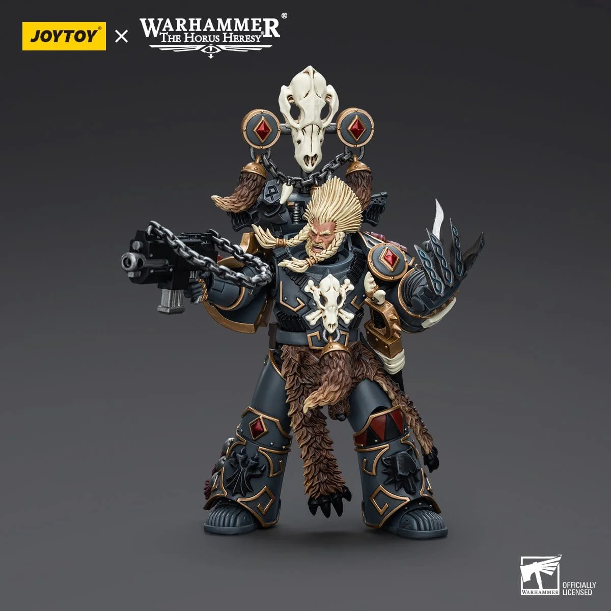 Warhammer Collectibles: 1/18 Scale Space Wolves Geigor Fell-Hand - Image 3
