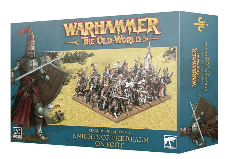 Warhammer The Old World: 06-08 Bretonnia, Knights of the Realm on foot