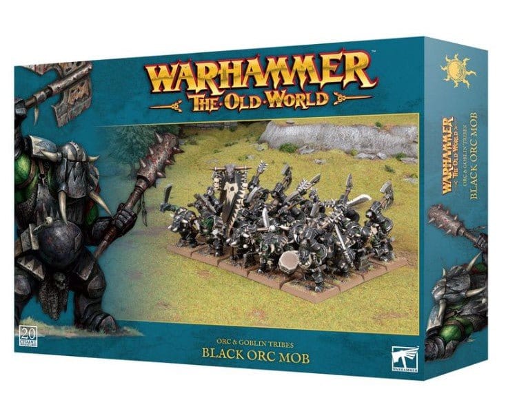 Warhammer The Old World: Orc & Goblin Tribes Black Orc Mob [09-13]