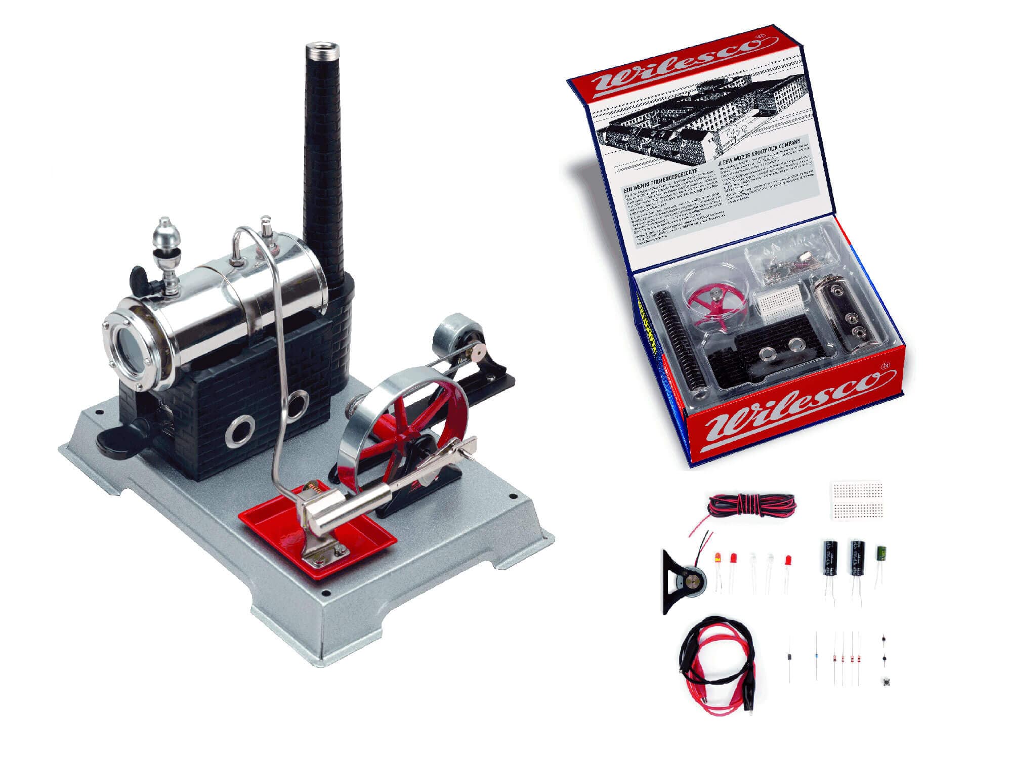 Wilesco D100E Experimental Kit with Steam Engine - Image 2
