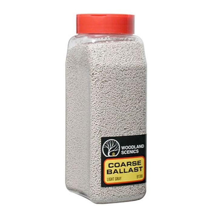 Woodland Scenics B1388 Coarse Ballast Shaker Light Gray/50 cu. in.