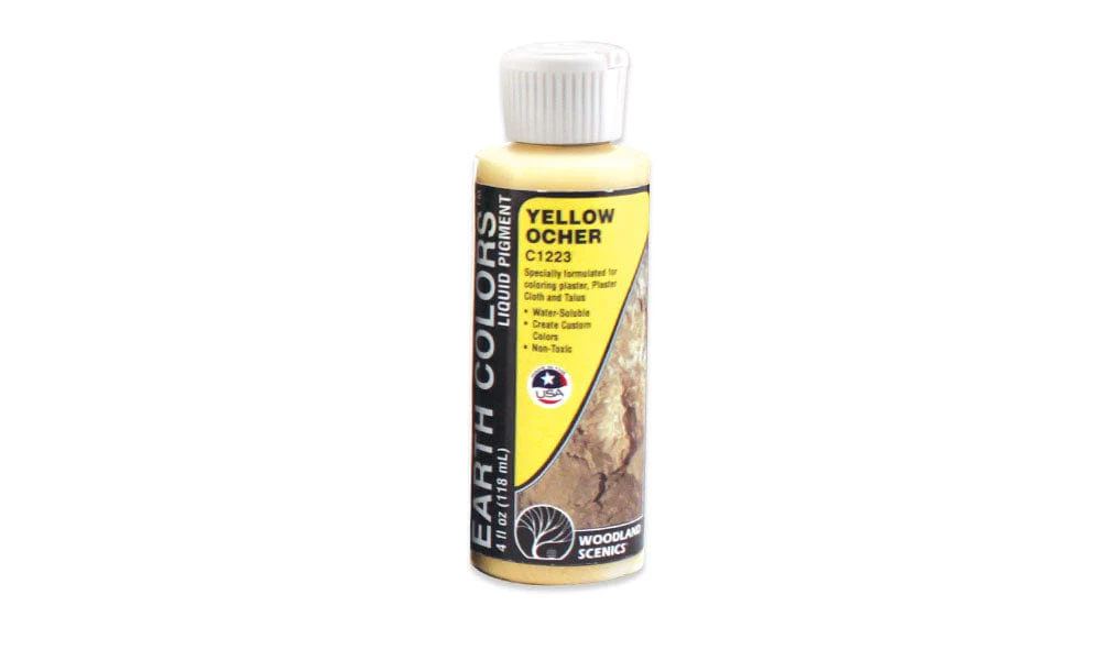 Woodland Scenics C1223 Yellow Ocher Liquid Pigment