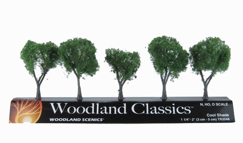 Woodland Scenics Classic Tree Cool Shade 1 1/4 - 2in (5pcs)