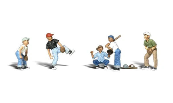 Woodland Scenics HO Baseball Players I**