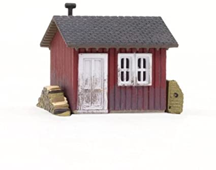 Woodland Scenics N Built-Up Work Shed