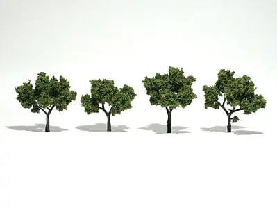 Woodland Scenics Ready Made Trees Light Green 2-3in (4pcs)