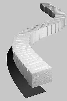 Woodland Scenics ST1408 Foam Riser, 2inch (4)