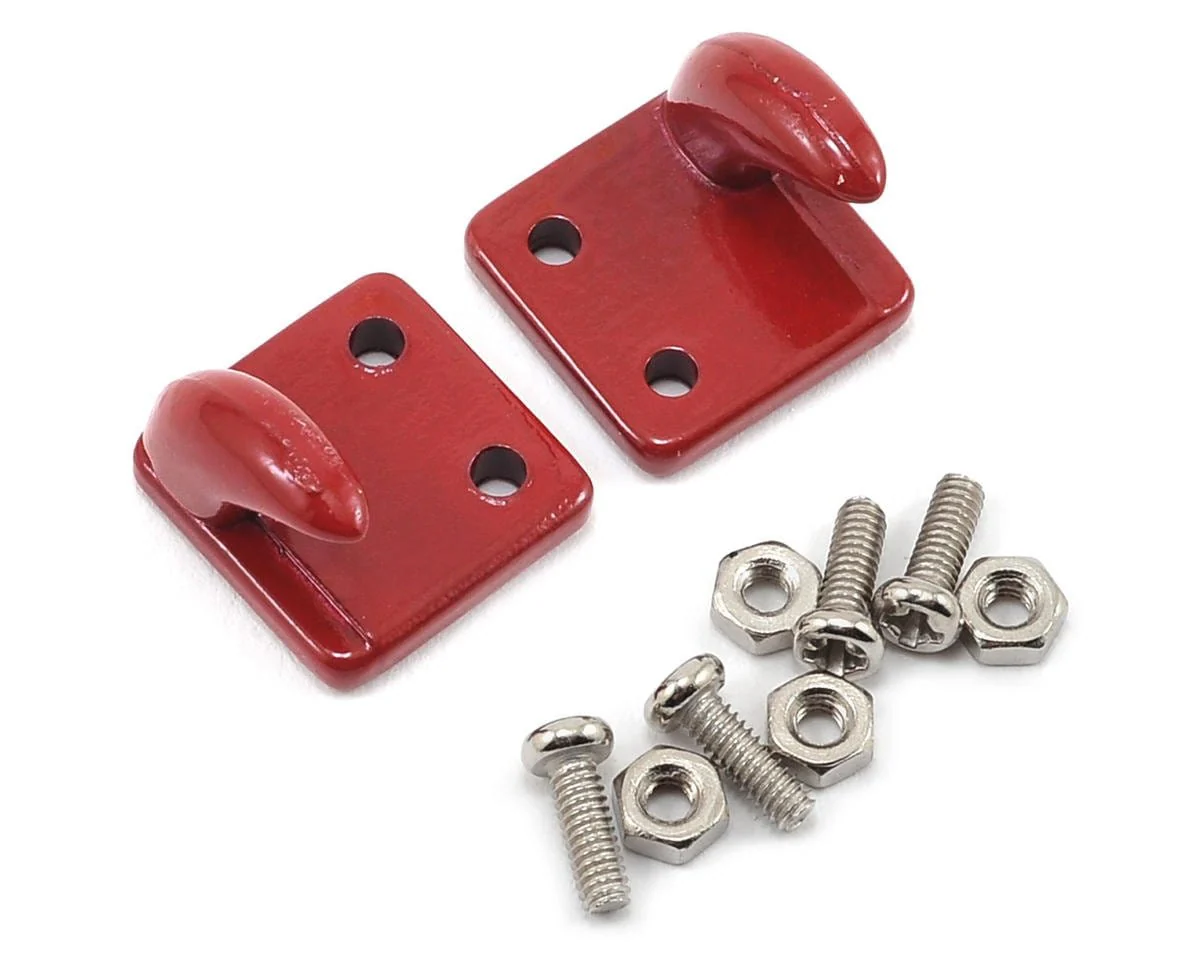 Yeah Racing 1/10 Crawler Scale Accessory Set (Red) (Off Center Hooks)**