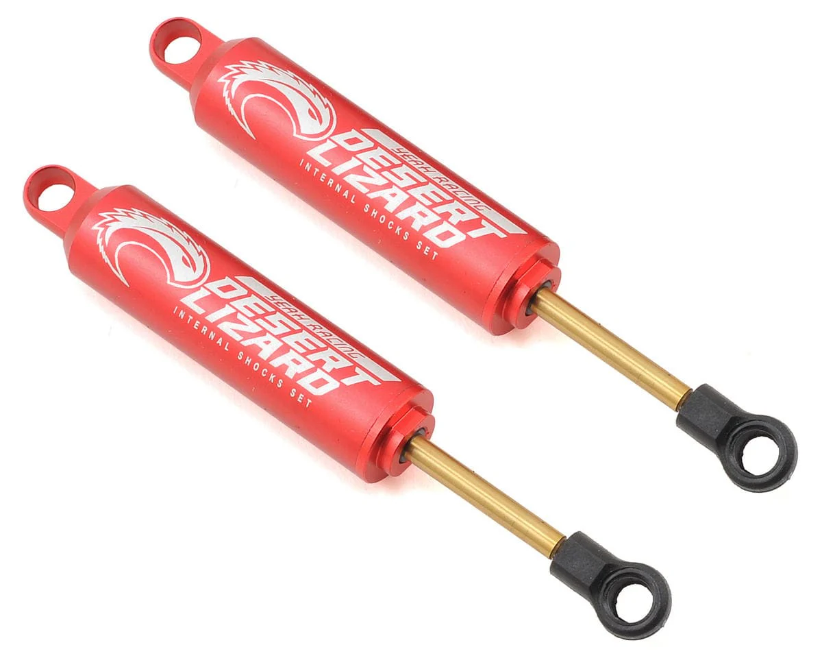 Yeah Racing 90mm Desert Lizard Two Stage Internal Spring Shock (2) (Red) - Image 2