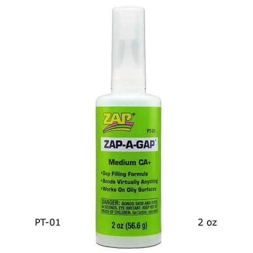 Zap Pt01 Zap-A-Gap 2oz Bottle Green