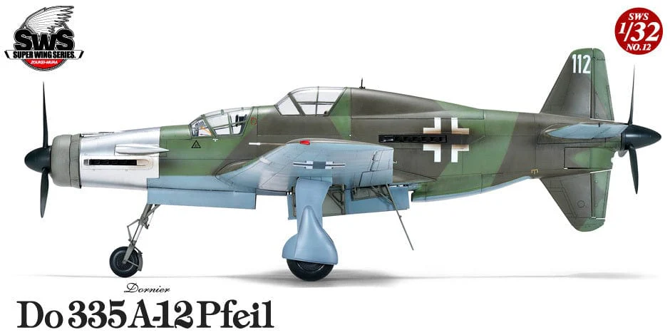 Zoukei Mura 1/32 Dornier Do 335 A-12 (Twin-seat) Plastic Model Kit - Image 2
