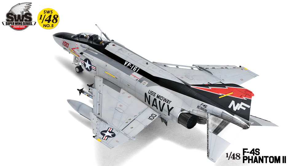 Zoukei Mura 1/48 F-4S Phantom II Plastic Model Kit