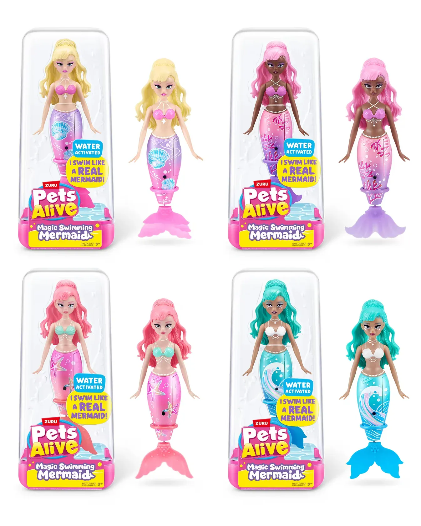 ZURU Pets Alive Swimming Mermaid Series 1 - Assorted (1) - Image 2